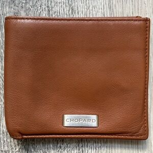 Chopard Tan Luxury Leather Wallet